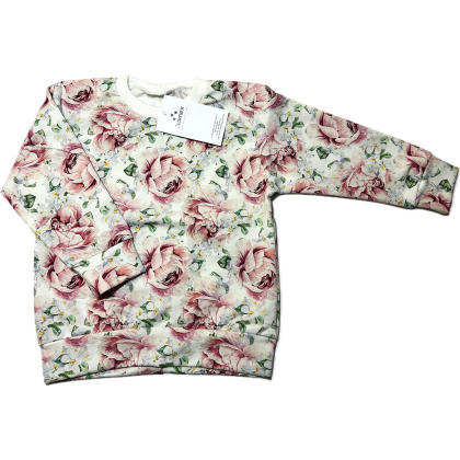 Bluza bawełniana GAMEX - KWIATY -  PEONIE Rozmiar 92